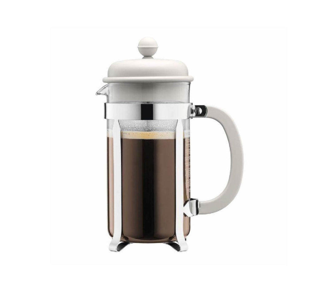 BODUM CAFFETTIERA COFFEE MAKER, 8 Cup, 1.0 L, 34 oz - Off White