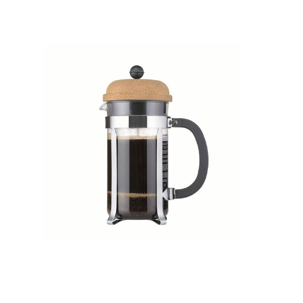 Bodum Chambord Coffee Maker, 3 Cup,  0.35 L, 12 oz, Glass, Cork Lid
