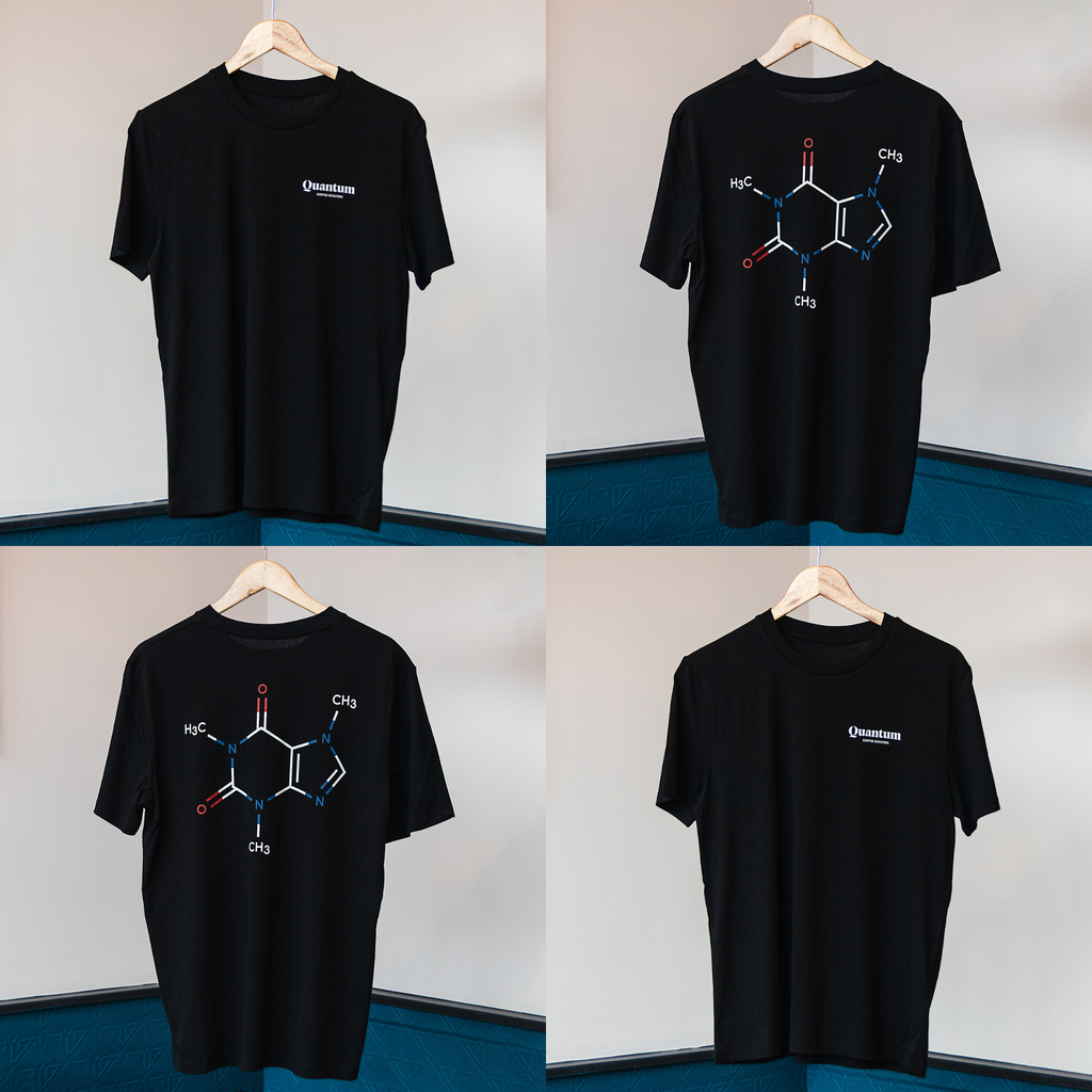 QUANTUM X CAFFEINE / T-SHIRT - BLACK