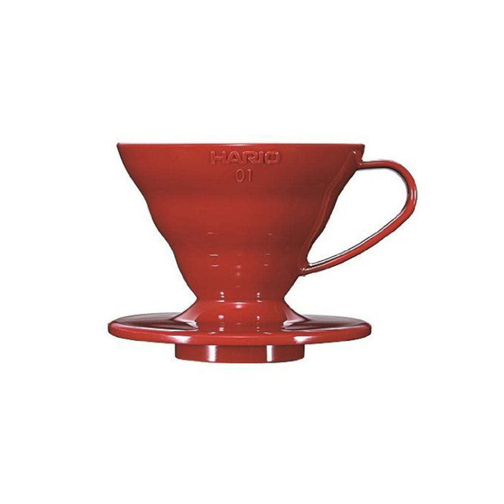 Hario V60 Plastic Coffee Dripper Red - Size 01