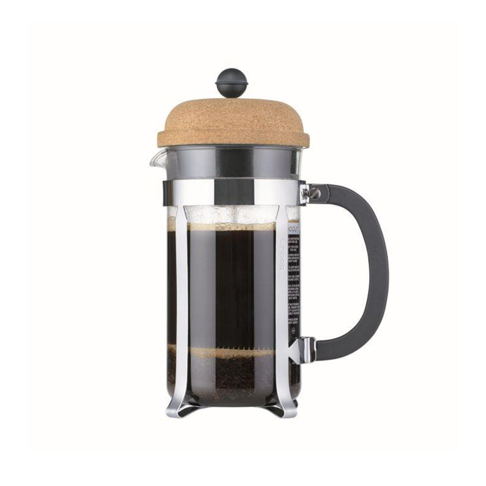 Bodum Chambord Coffee Maker, 8 Cup, 1L, 34oz, Glass, Cork lid