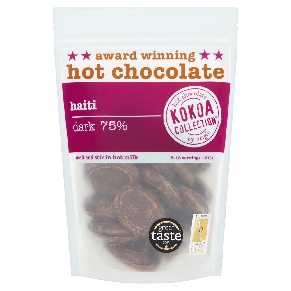 Kokoa Collection (210g) - Haiti 75% Darker Hot Chocolate