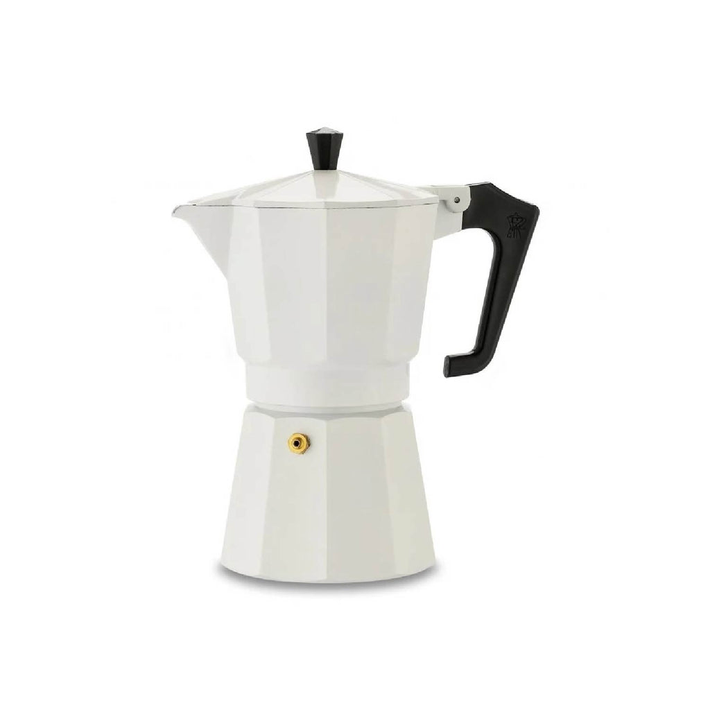 Pezzetti ITALEXPRESS Aluminium Moka Pot - 6 Cup - White
